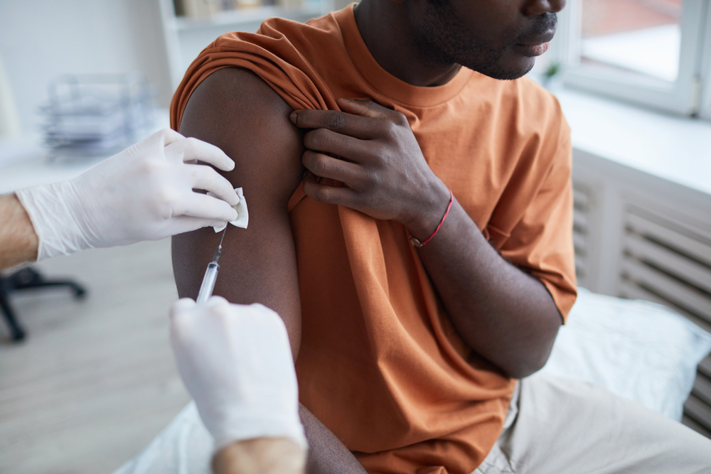 photo d'une personne se faisant vacciner